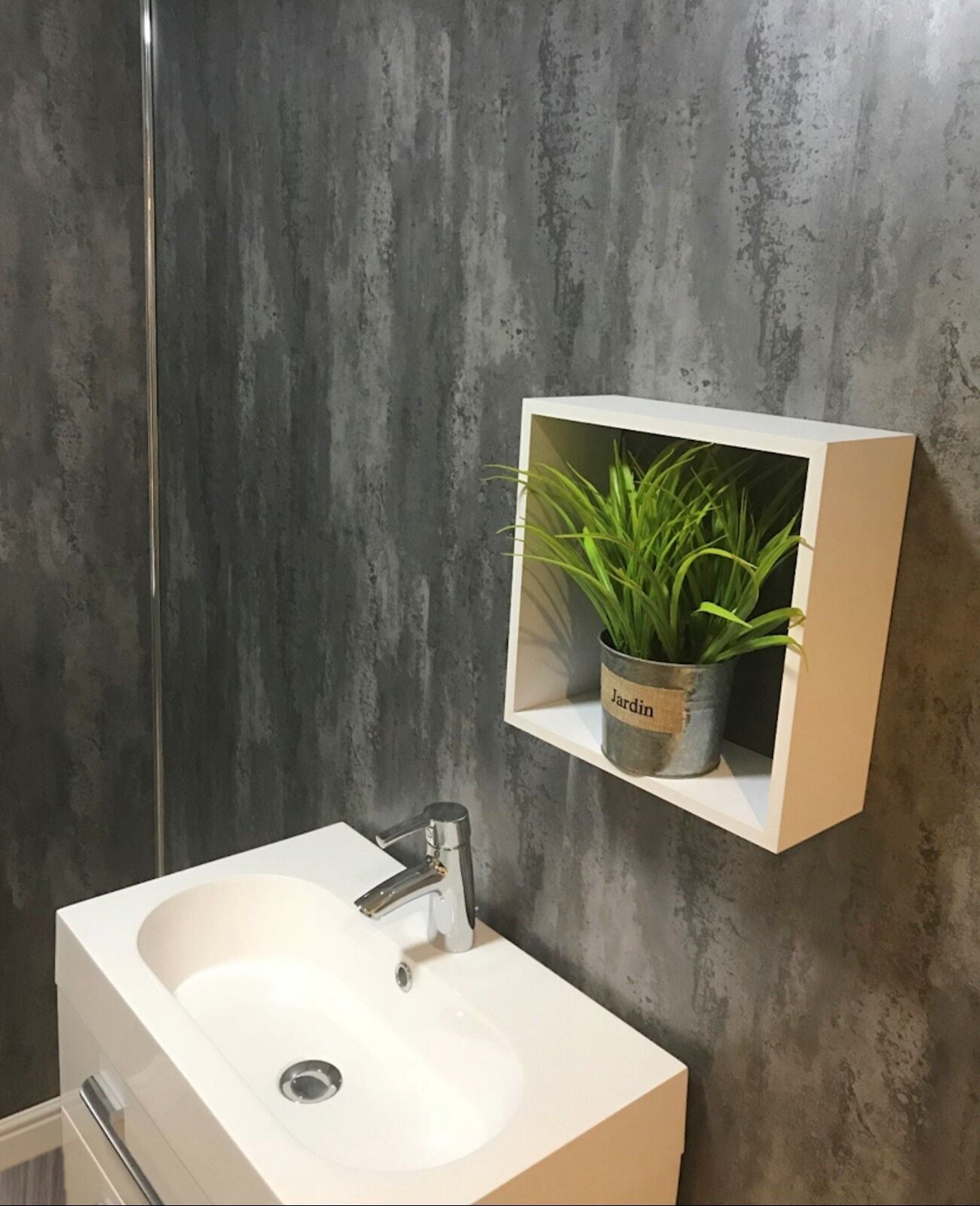 10 White Black Grey Sparkle & Marble Shower Wall Panels PVC Bathroom Cladding