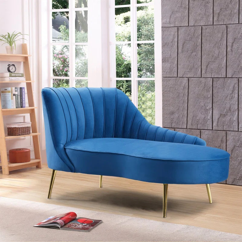 Barfleur Velvet Chaise Lounge