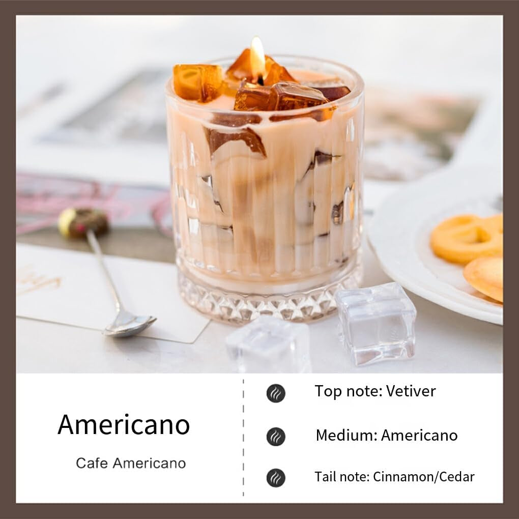 Aromatic Candles Unique Soy Wax Aromatherapy Experience Natural Wax Candles Glass Long Lasting Scented Candles DIY, 2