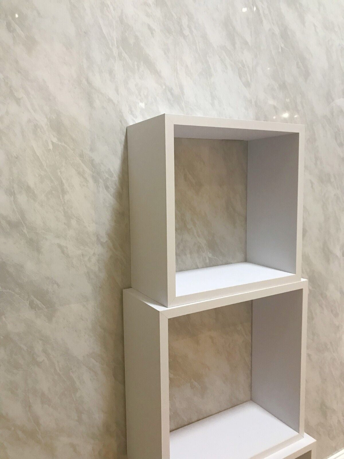 10 White Black Grey Sparkle & Marble Shower Wall Panels PVC Bathroom Cladding