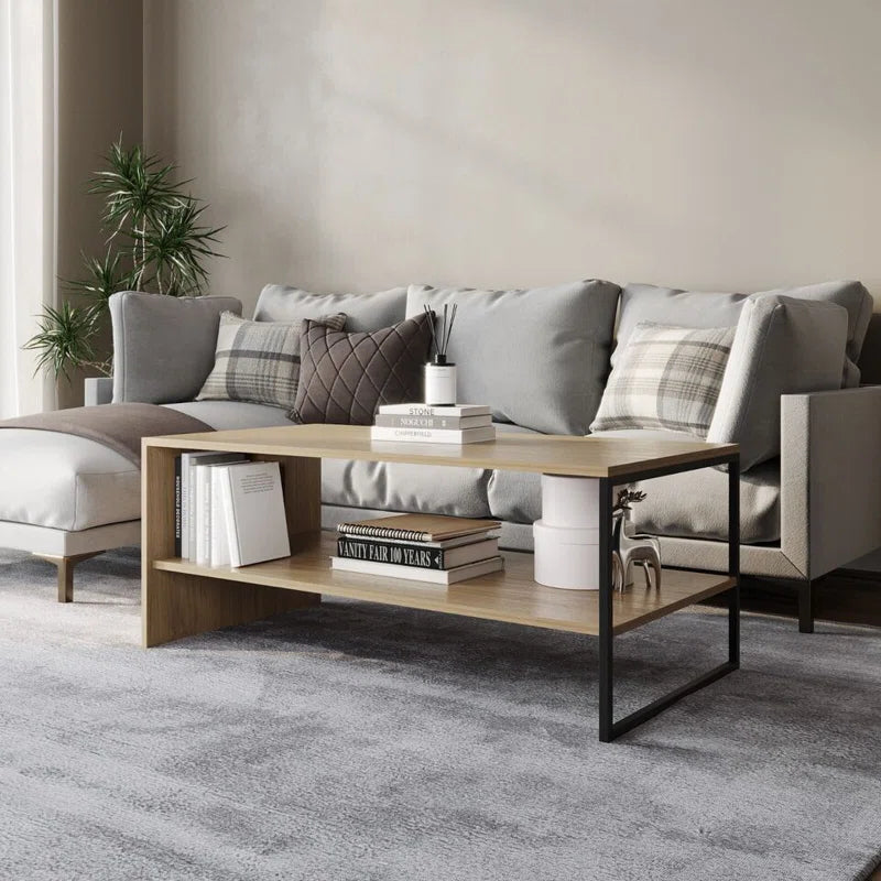 Pragiya 2 - Piece Solid Wood Living Room Table Set