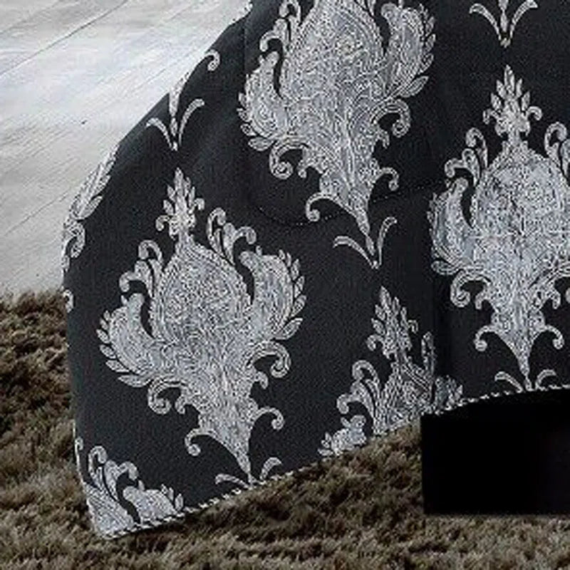 Gina Polyester Damask Bedspread with Pillowcases