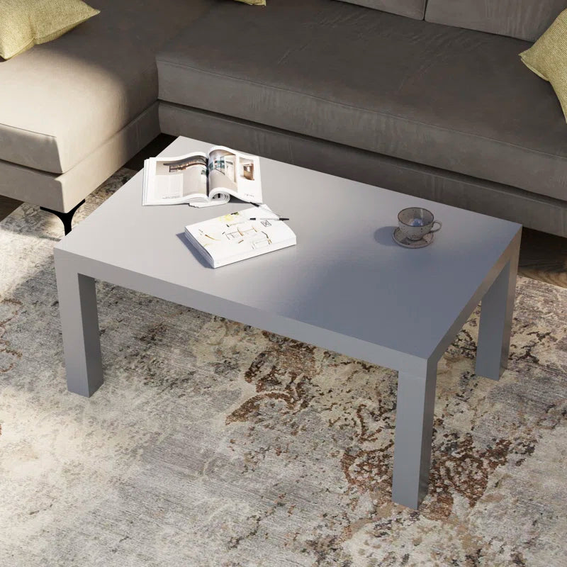 Modern Coffee Table with 4 Legs Living Room Home Furniture