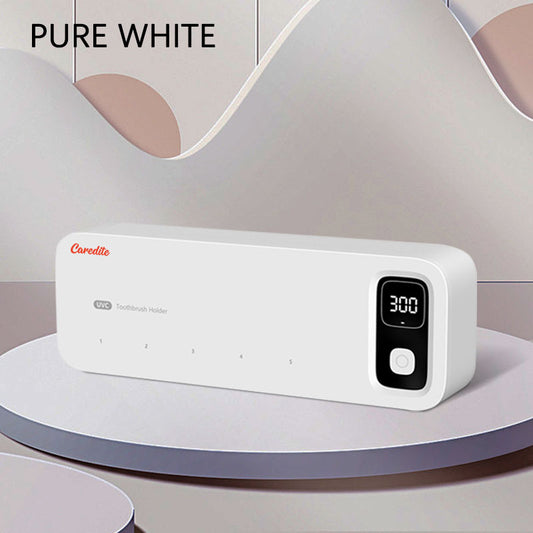 Caredite 2023 Toothbrush Sterilizer Holder with New Multi Colors, Fast Drying Professional Home Toothbrush Sterilizer Protect Your Family Oral Health Bathroom Wall-Mounted Adjustable