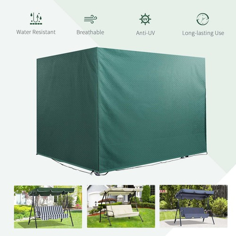 Large Patio Swing Chair Cover Outdoor Garden Furniture Protector, 215X155X150Cm