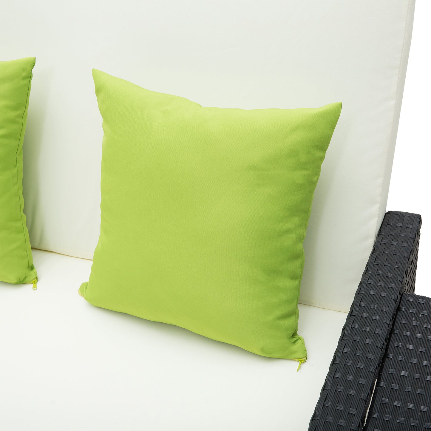 Garden Rattan Furniture Set 2 Seater Patio Sun Lounger Daybed Sunbed