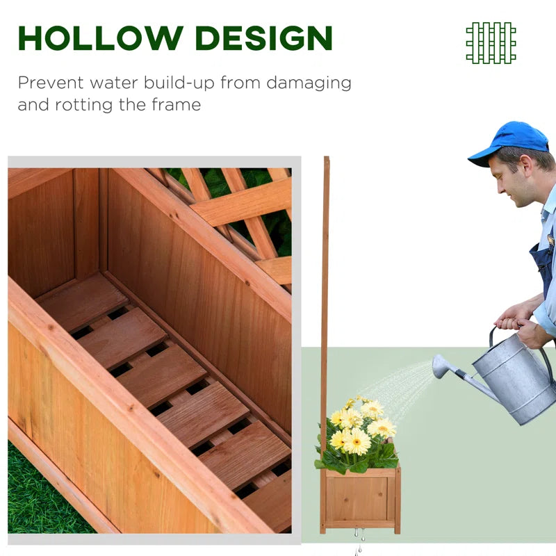 Wood Raised Garden Bed