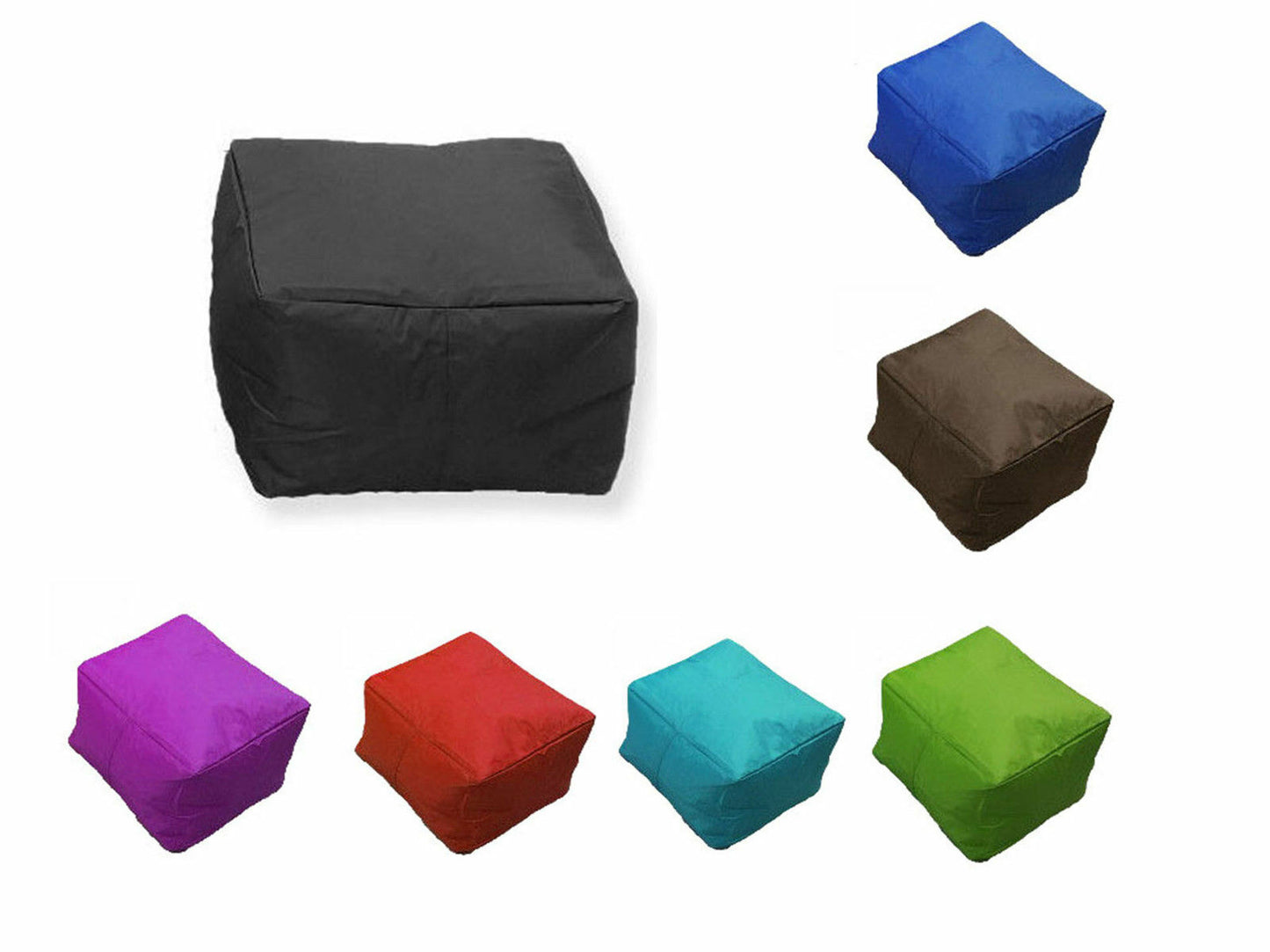 Beanbag Pouffe Chair Footstool In/Outdoor Garden Seat Waterproof 30Cm COVER ONLY
