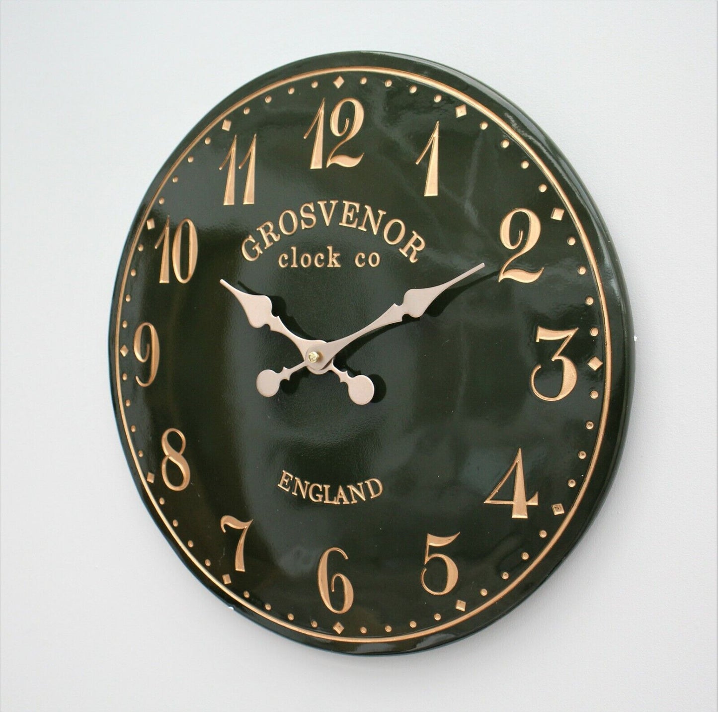 Outdoor Indoor Garden Wall Clock Station Hand Painted Church Clock Home Decor