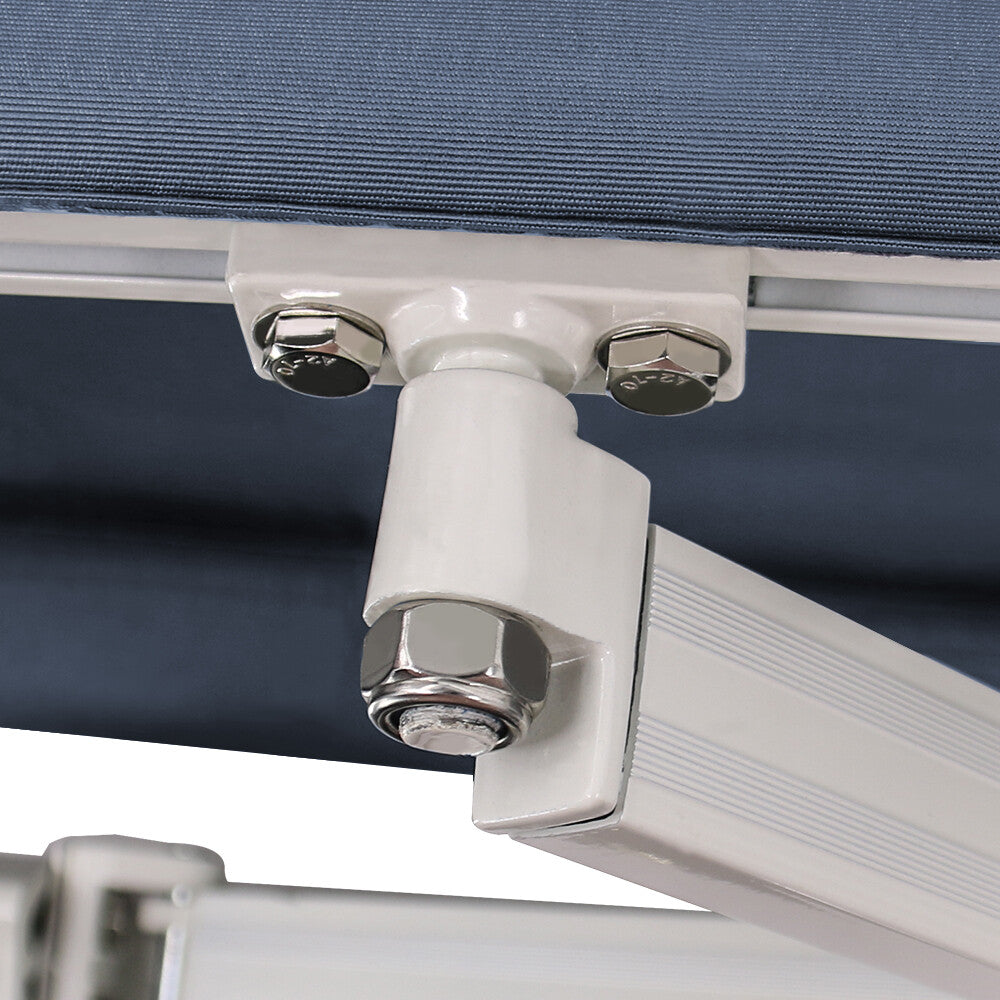 2X1.5M Retractable Awning Manual Outdoor Garden Canopy Patio Sun Shade Shelter