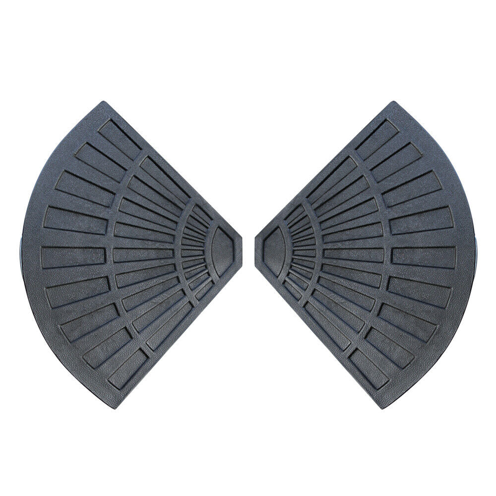 3M LED Powered Banana Parasol Outdoor Garden Hanging Cantilever Umbrella Crank