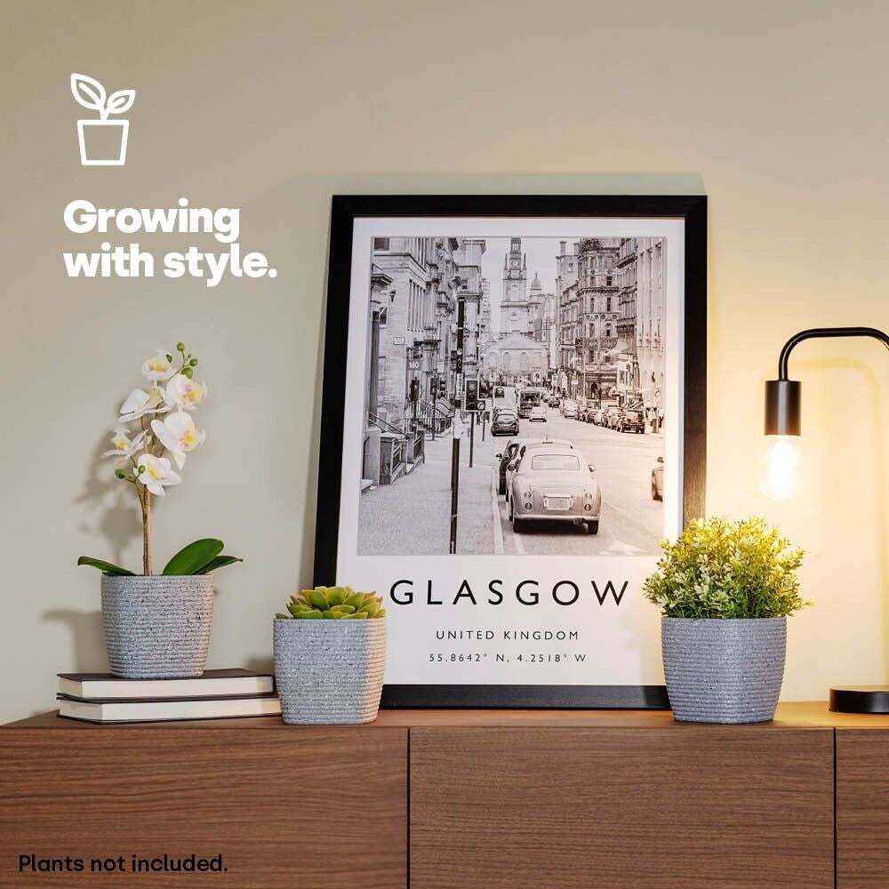 LIVIVO Plastic Garden Flowerpot, Planter Basket for Indoor & Outdoor Plants