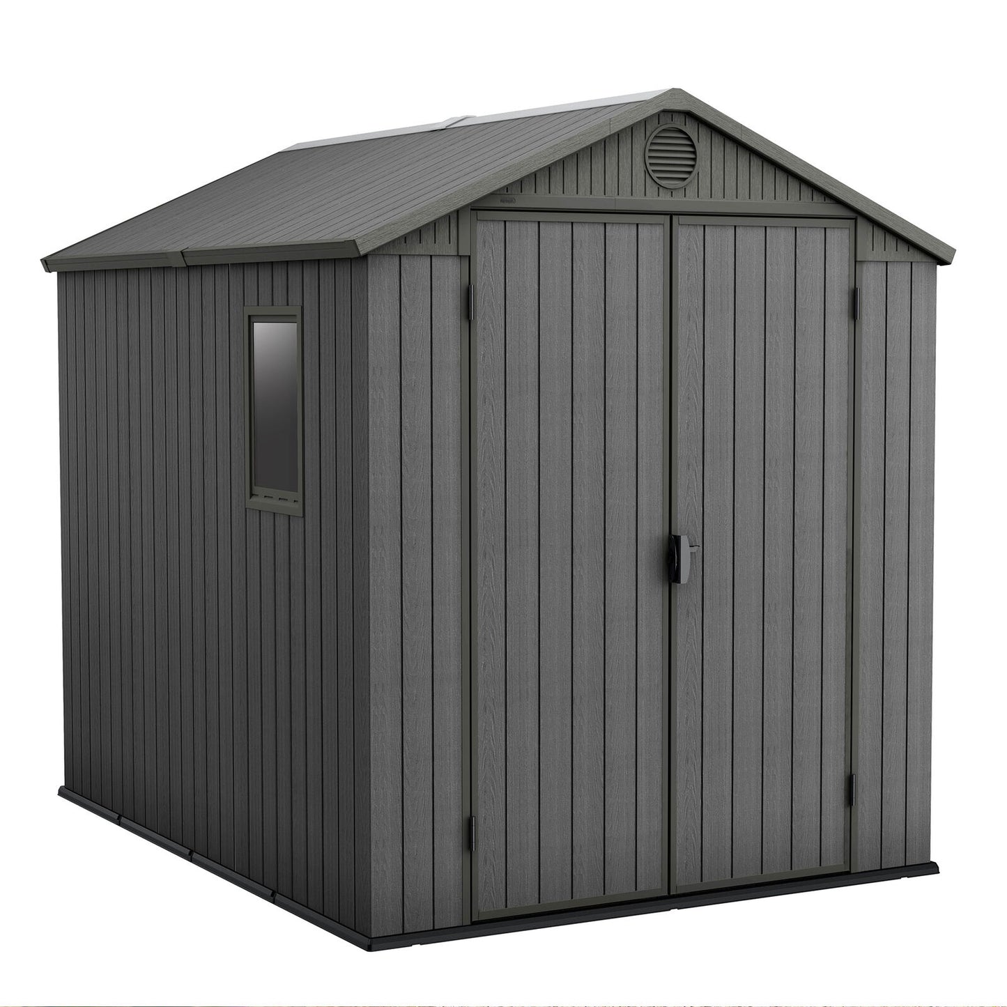 Keter Darwin Outdoor Garden Tool Storage Shed W/Window