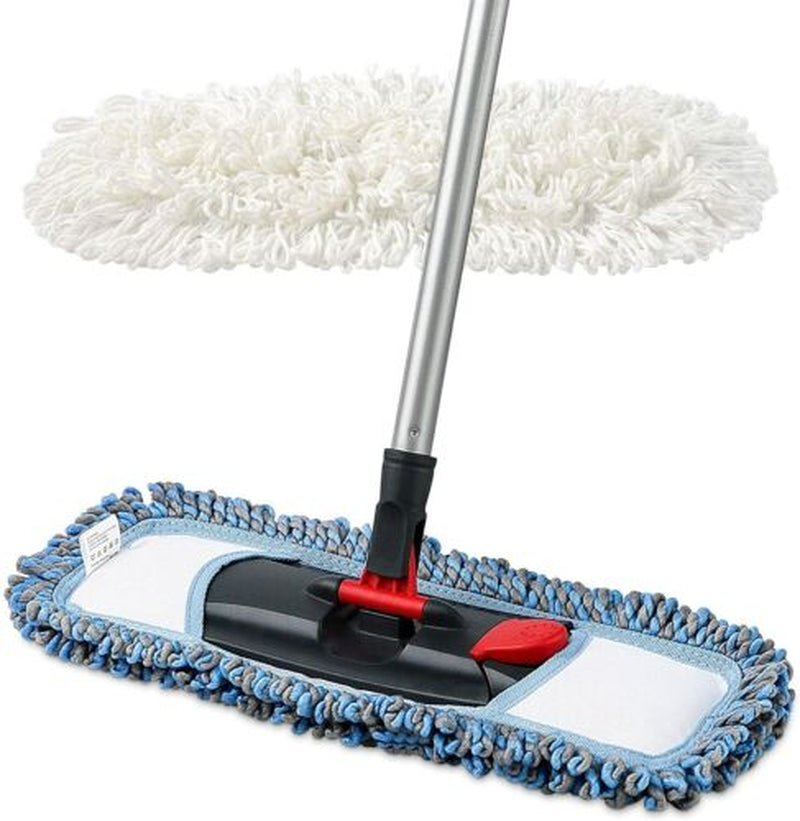 Hardwood Tile Marble Floor Microfiber Dust Mop Professional Dry Wet Flat Mops