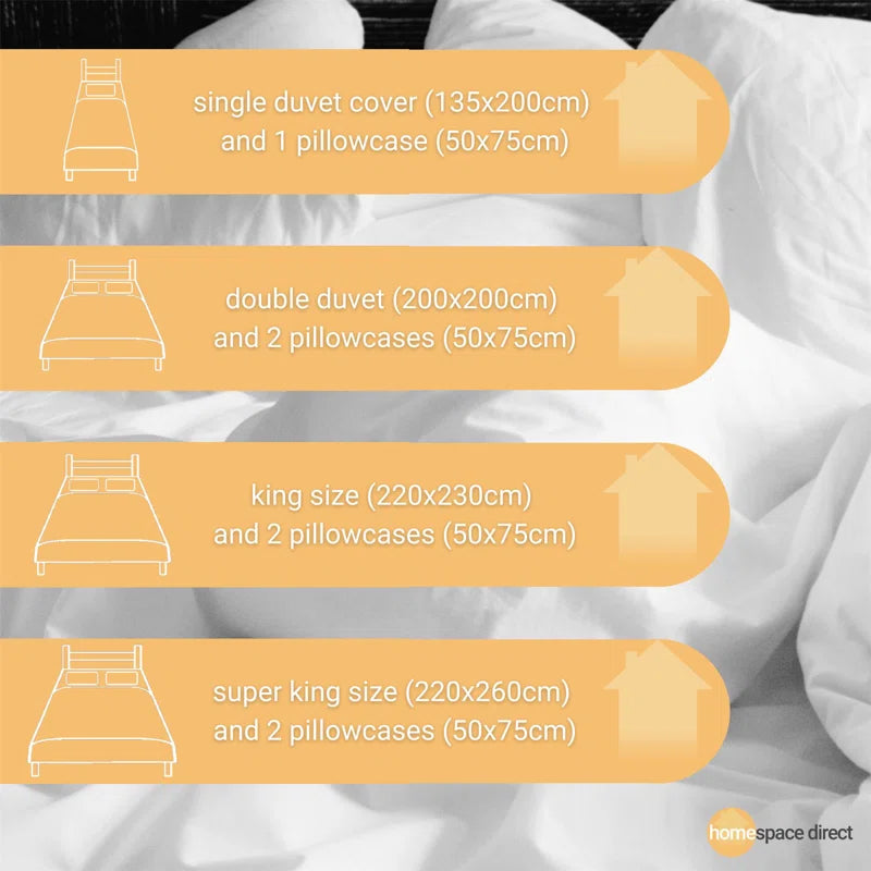 Mioara Polyester Solid Colour Duvet Cover Set with Pillowcases