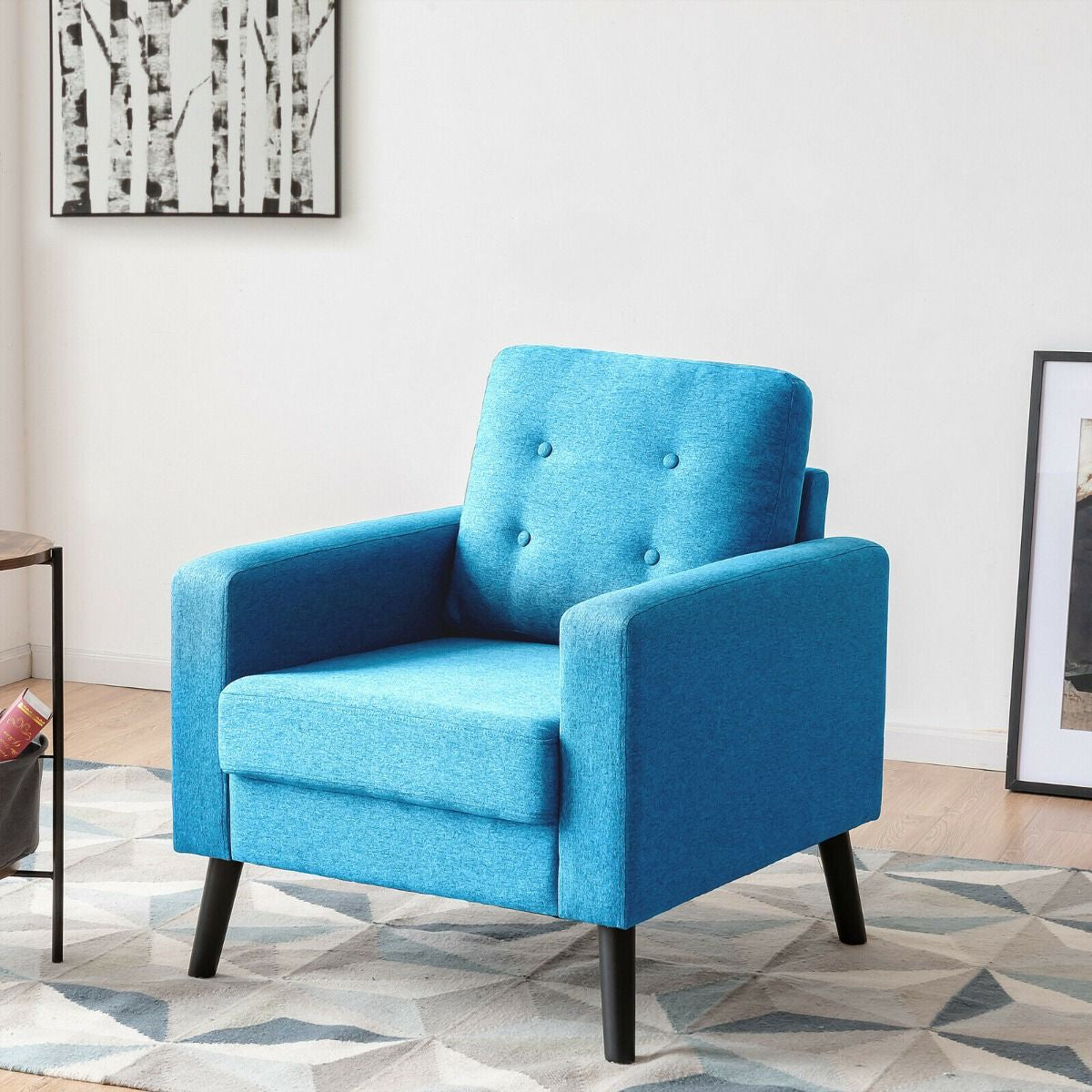 Modern Upholstered Accent Sofa Chair for Living Room