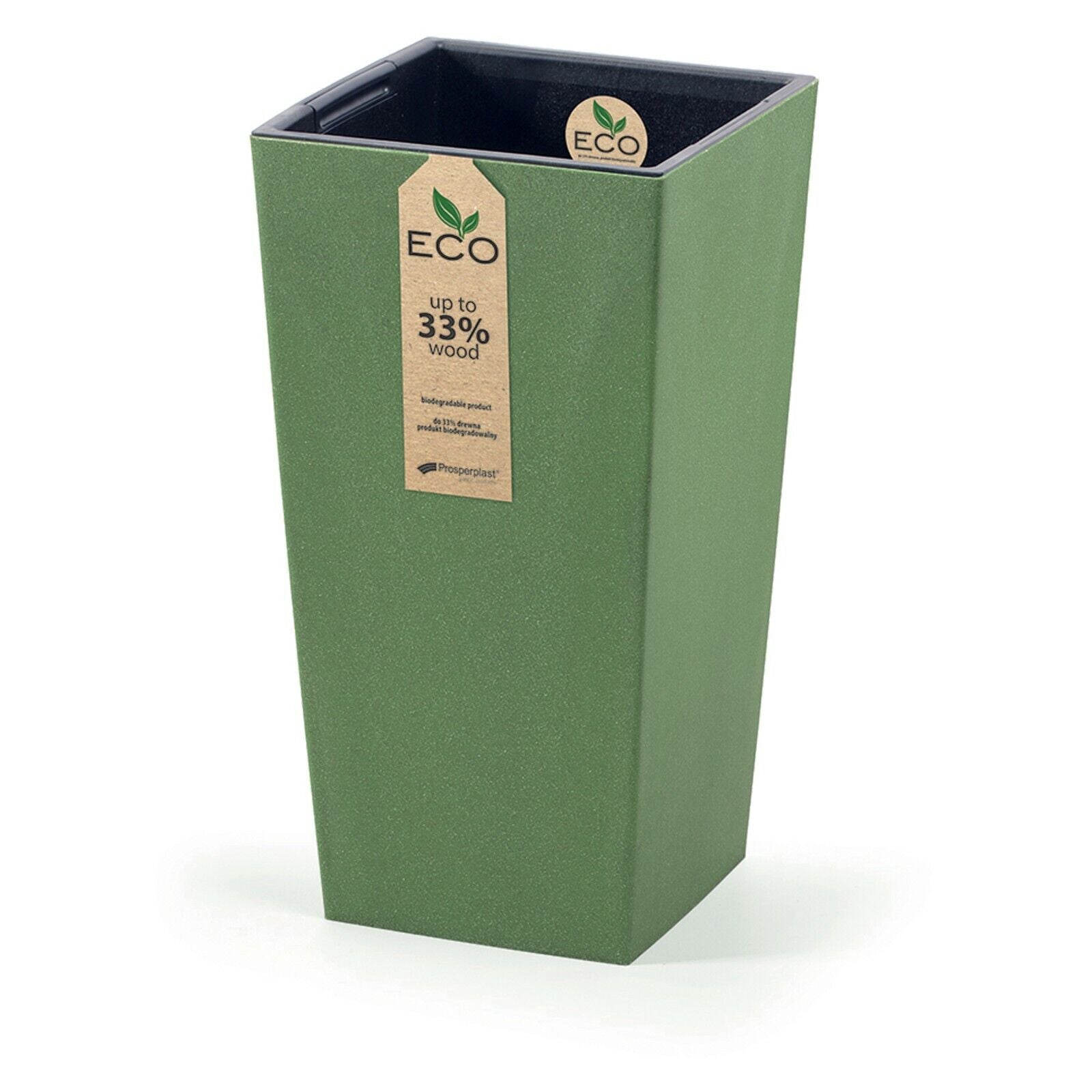 Eco-Friendly Biodegradable Square Flower Plant Pot Indoor Outdoor Garden Planter