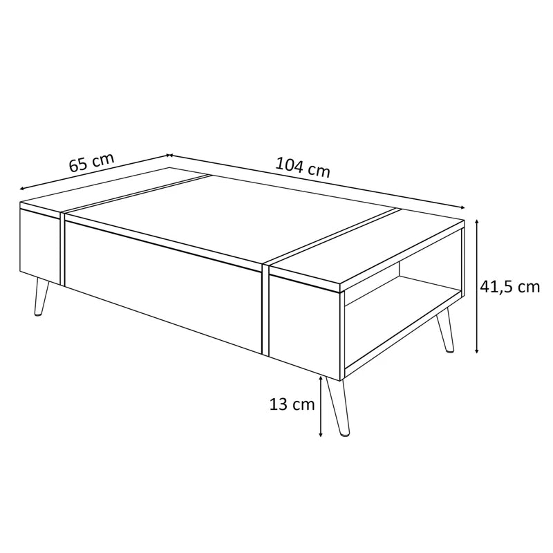 ONYX Living Room Set White High Gloss