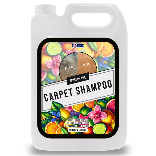 CARPET SHAMPOO CLEANER CLEANING DETERGENT 5L ODOUR PET DEODORISER VAX CITRUS