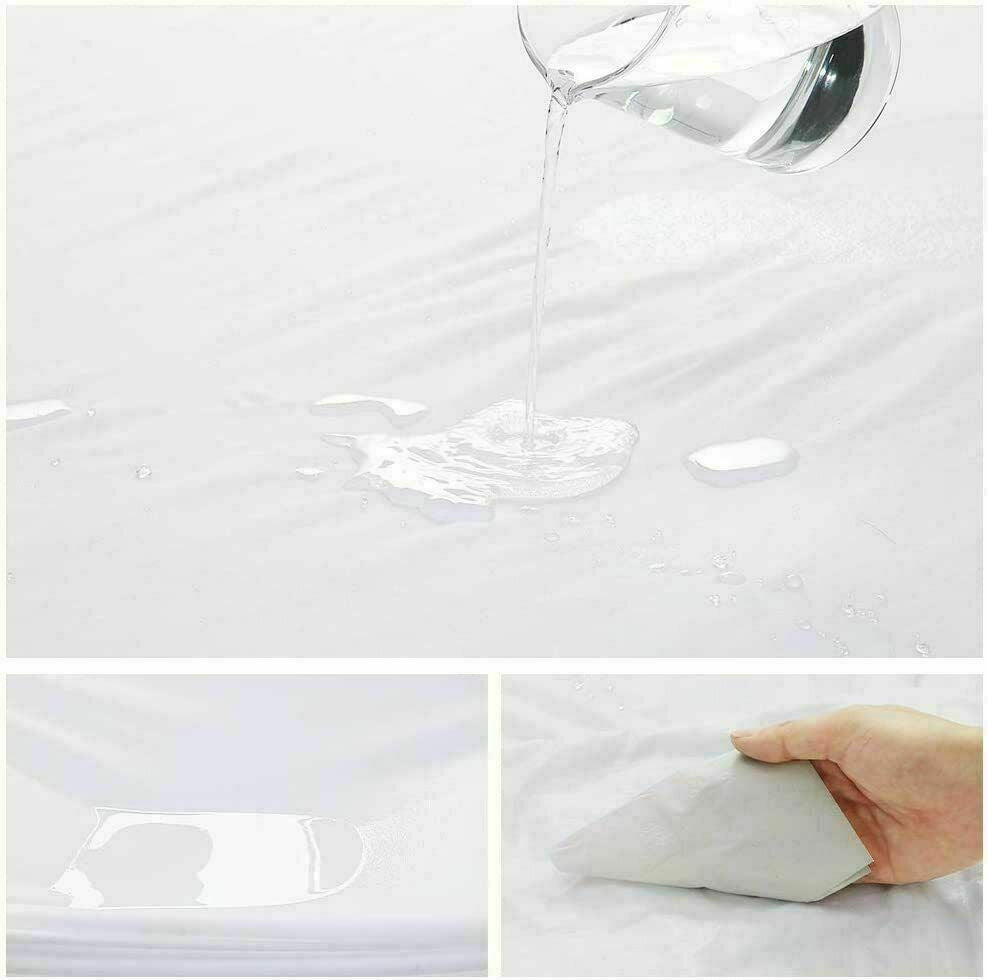 Vinyl Waterproof Mattress Protector Cover Fitted Wet Sheet Pillo Nursery Bedding