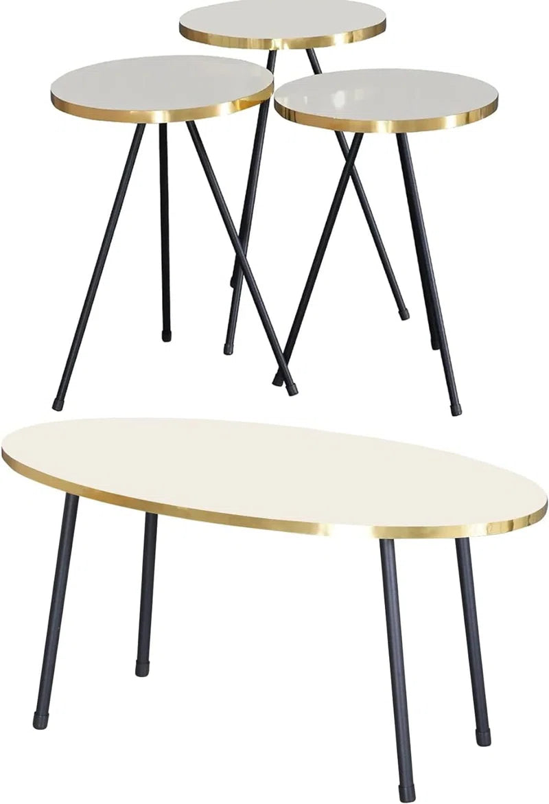 Cathrine 4 - Piece Living Room Table Set