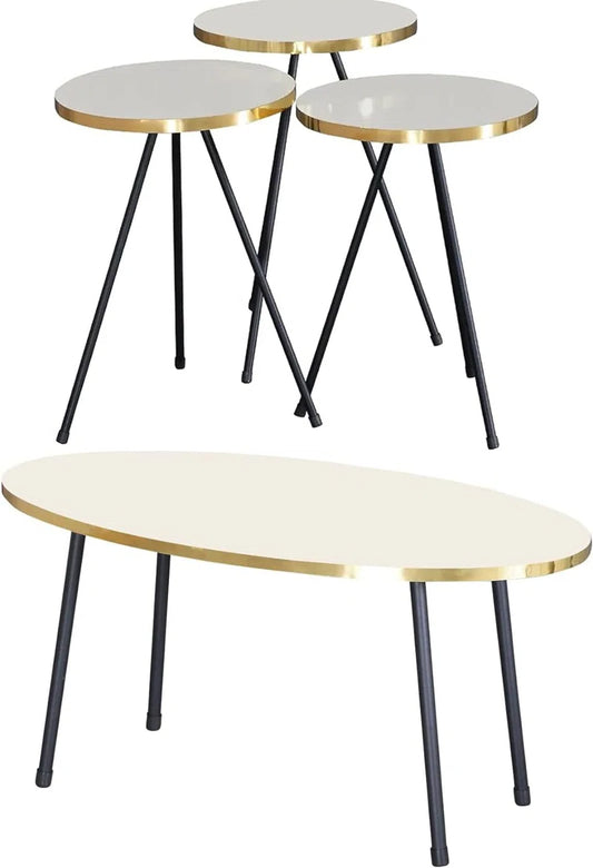 Cathrine 4 - Piece Living Room Table Set