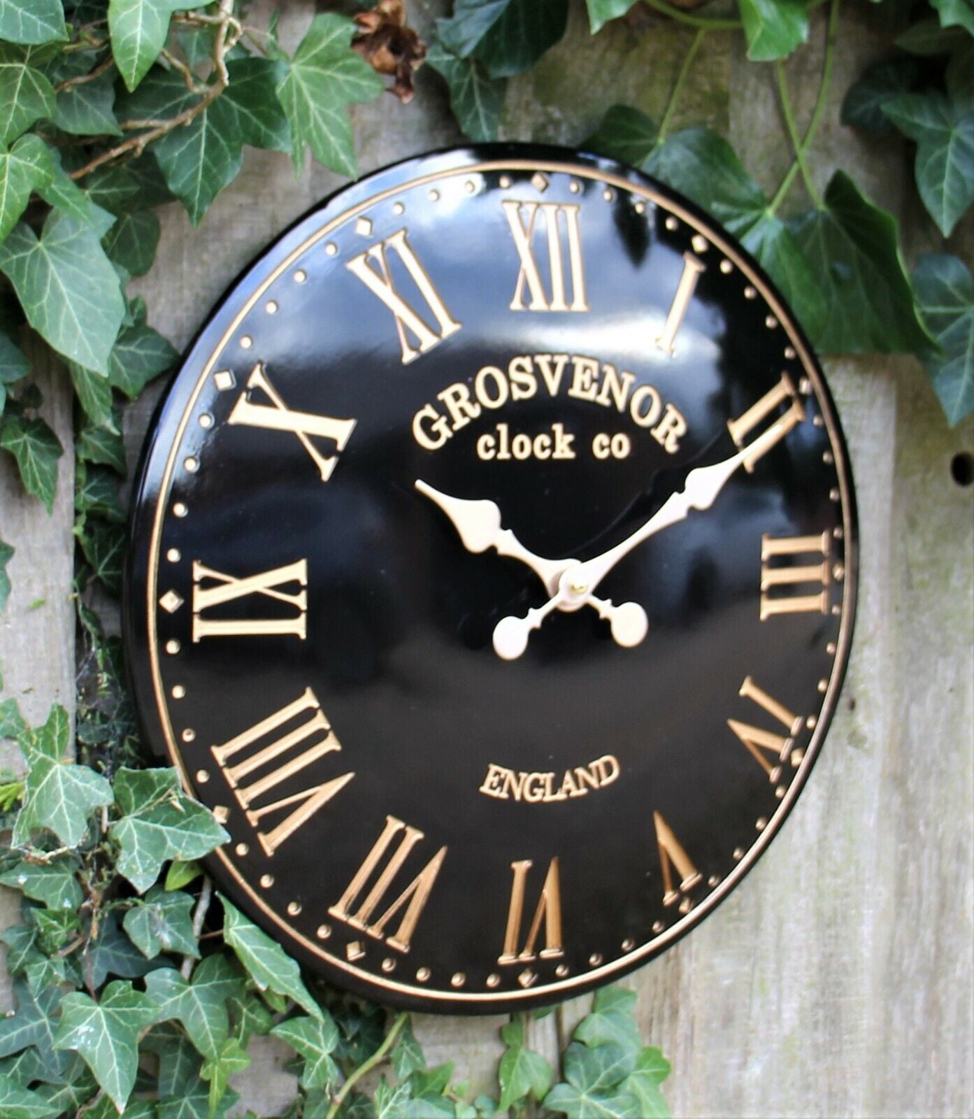 Outdoor Indoor Garden Wall Clock Station Hand Painted Church Clock Home Decor