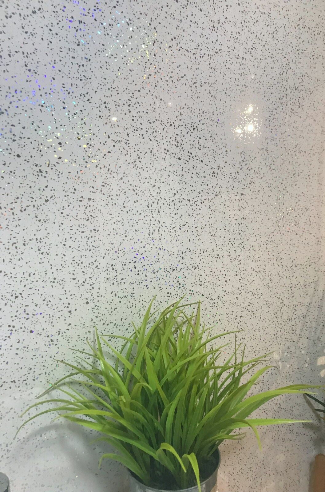 10 White Black Grey Sparkle & Marble Shower Wall Panels PVC Bathroom Cladding