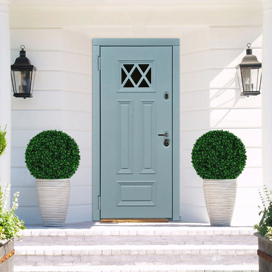 2 Pieces 52 CM Artificial Topiary Balls with 20 Zip Ties