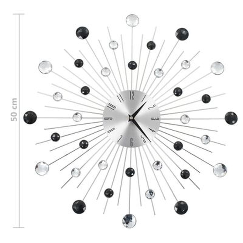 Wall Clock with Quartz Movement Modern Design 50 Cm