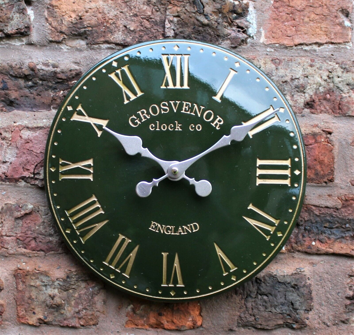 Outdoor Indoor Garden Wall Clock Station Hand Painted Church Clock Home Decor
