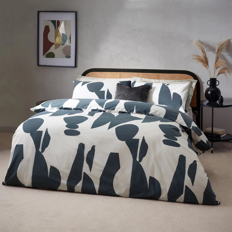 Areonia Cotton Blend Duvet Cover Set with Pillowcases