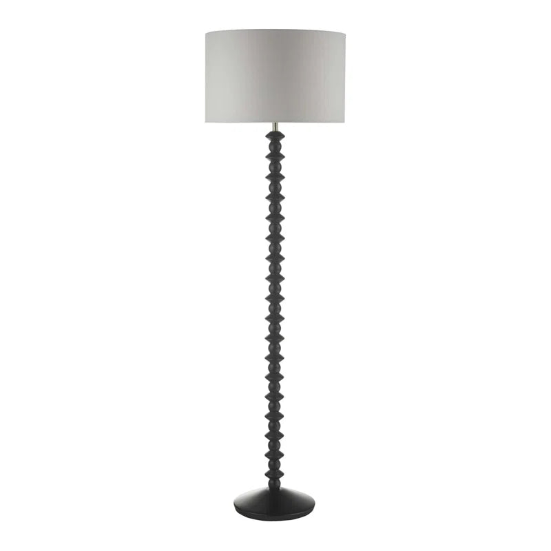 Hilla 138Cm Black Traditional Floor Lamp