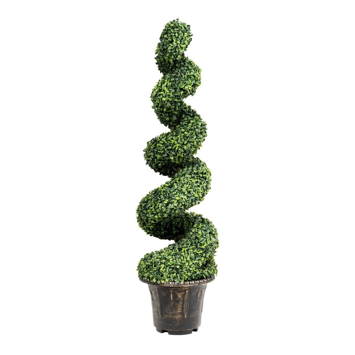 120Cm Artificial Boxwood Spiral Tree