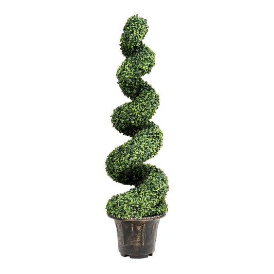 120Cm Artificial Boxwood Spiral Tree