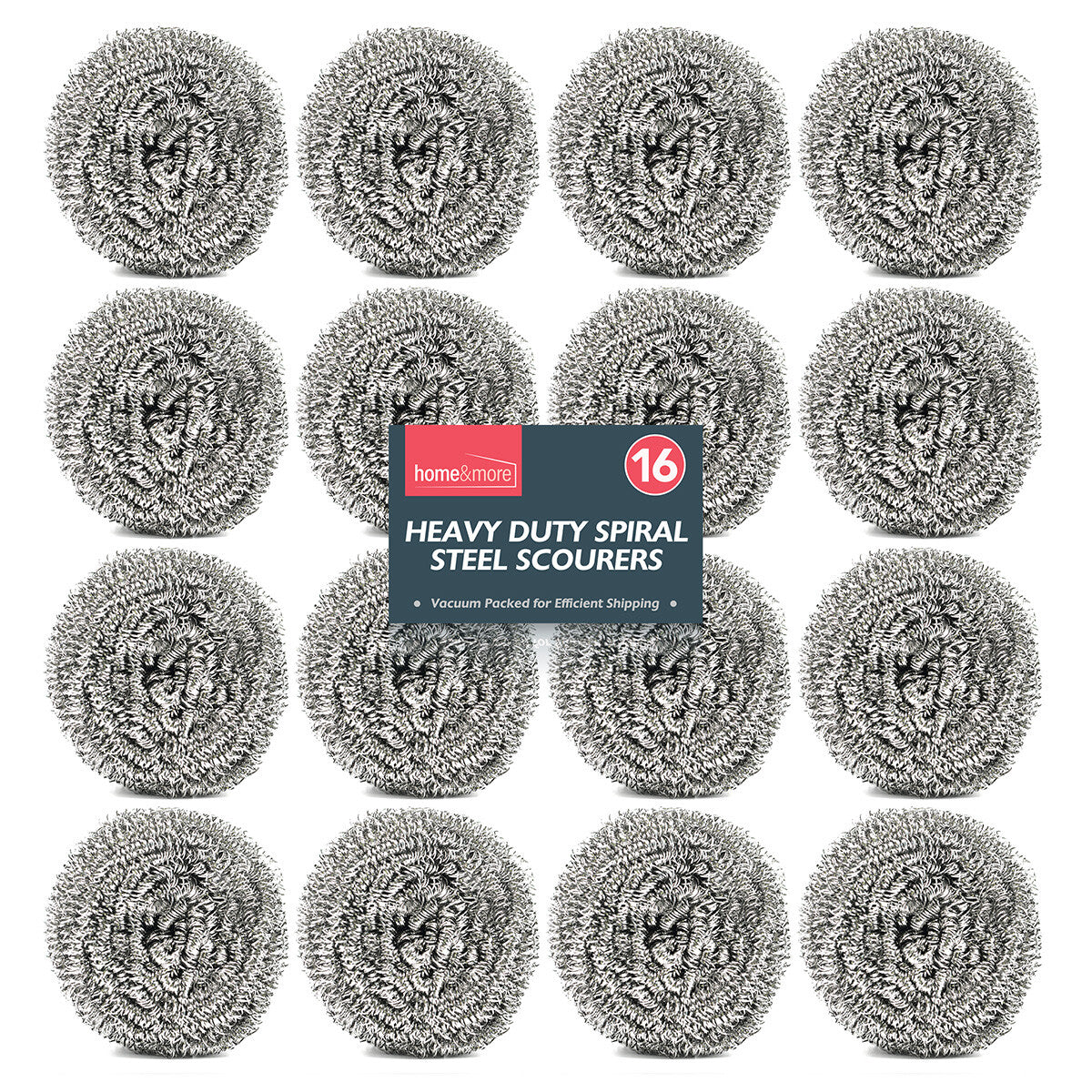 16-32 Stainless Steel Scourers Heavy Duty Kitchen Wire Pan Pads Washing Cleaning