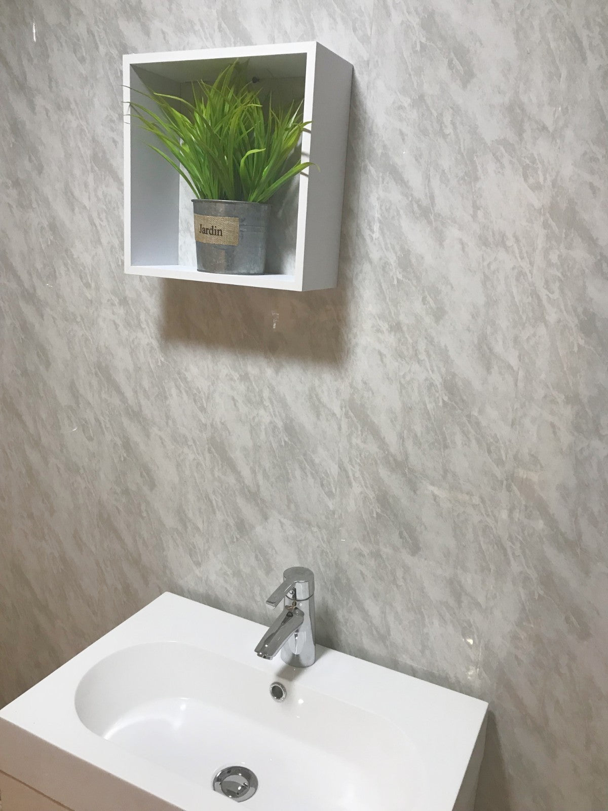 10 White Black Grey Sparkle & Marble Shower Wall Panels PVC Bathroom Cladding