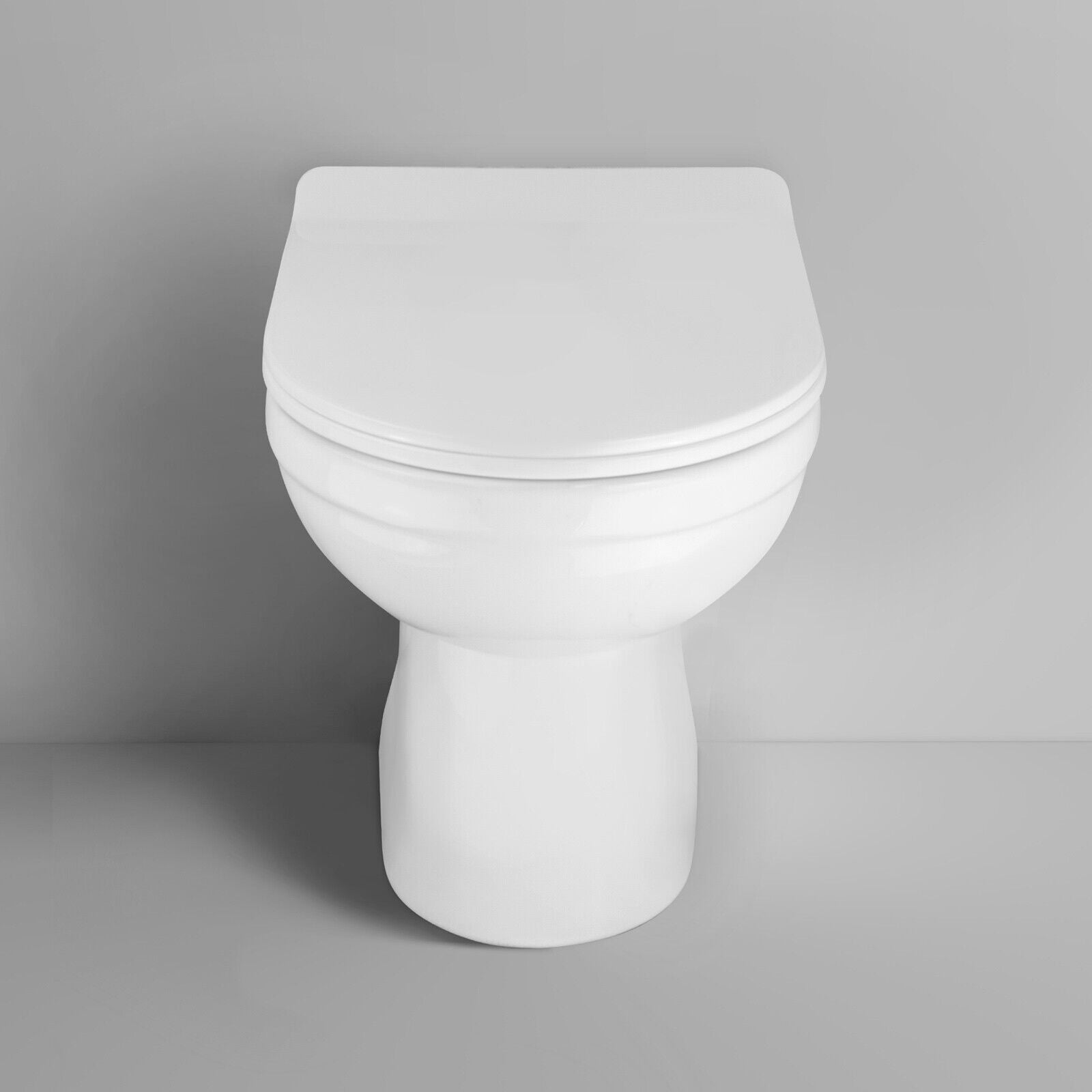 MANIFOLD BACK to WALL MODERN WC TOILET PAN & SOFT CLOSE SEAT + CONCEALED CISTERN