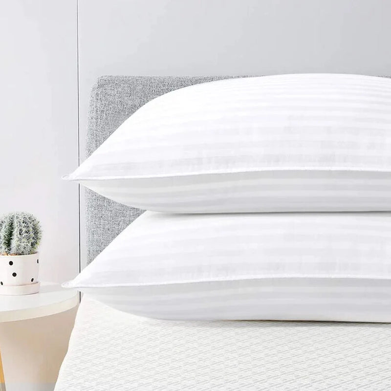 Pack of 4 Zipped WATERPROOF QUILTED Pillow Protectors Hypoallergenic Soft Covers