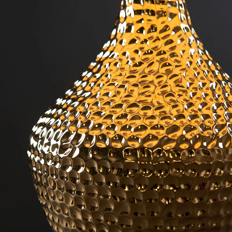 Aafko 56Cm Gold Table Lamp Set