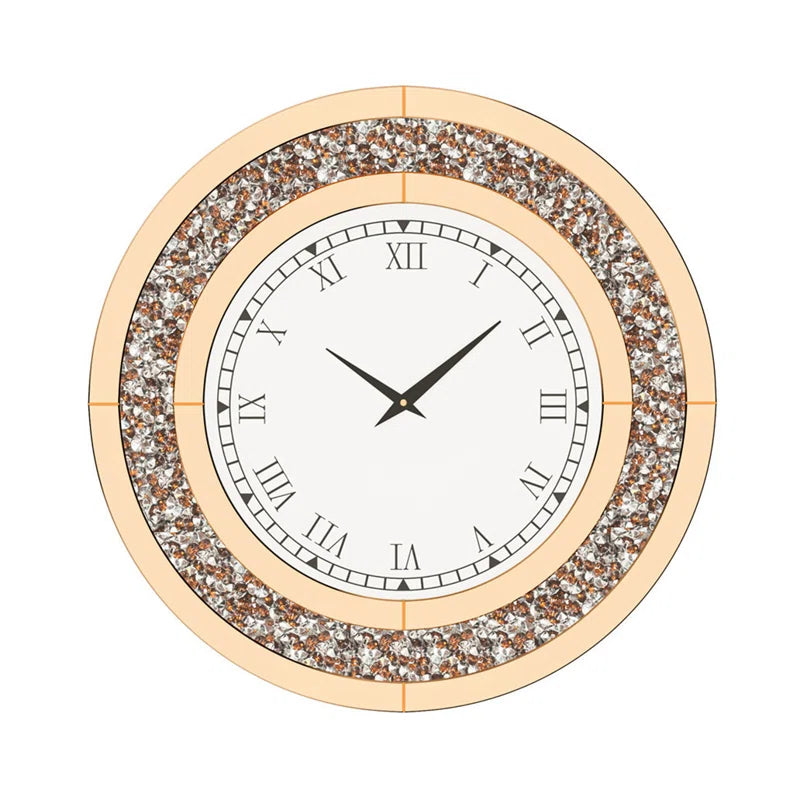 Annwyn Glass Wall Clock