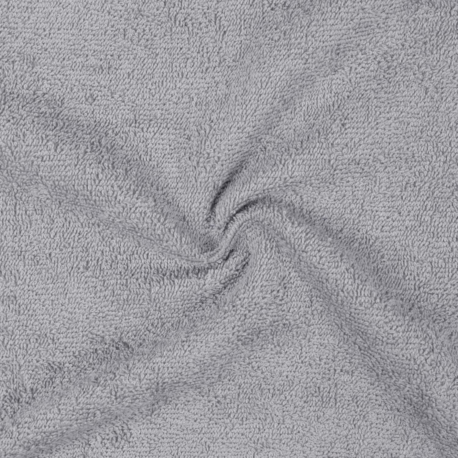 Face Towels for Bathroom, 100% Cotton Extra Absorbent Washcloth, Fast Drying - Salon Towel - 12-Pack, Grey (30 X 30 Cm)