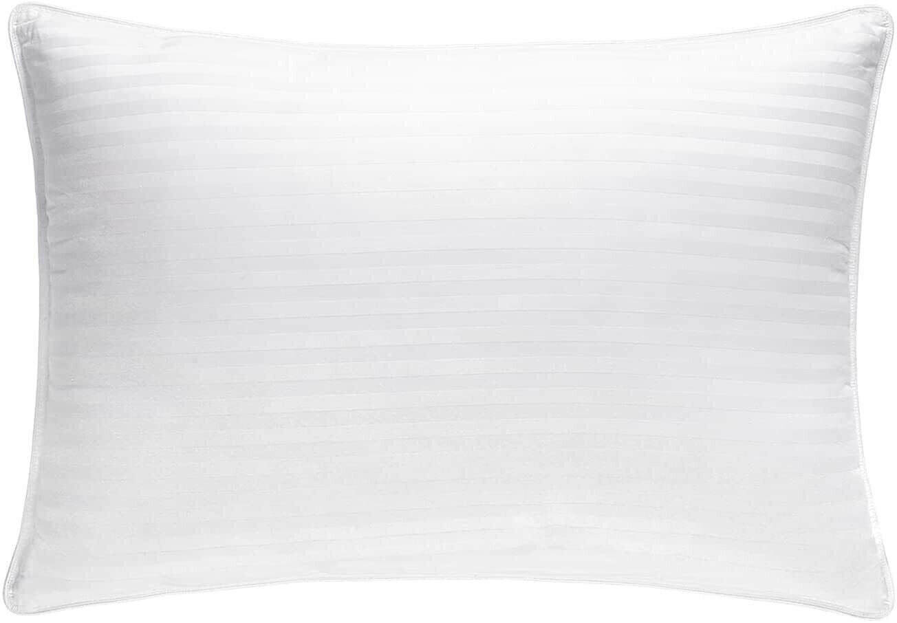 Extra Filled Pillows 2 Pack Hotel Quality Firm Deluxe Egyptian Stripe Pillows