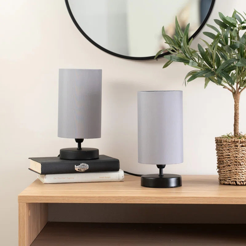 Romica Touch Table Lamps with Fabric Shades