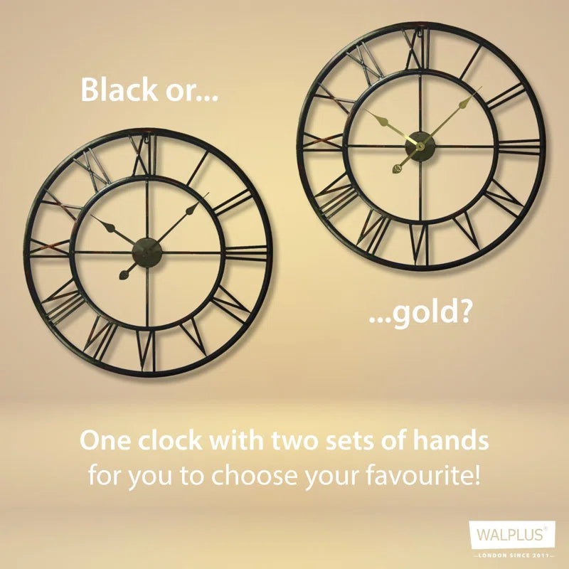 Kishun Iron Wall Clock