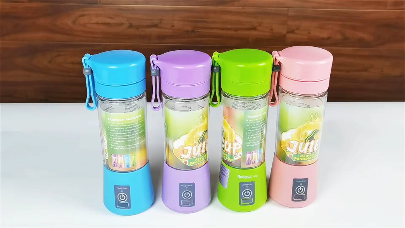 Portable Electric Blender Juicer Fruit Blender Maker Milk Shaker Upgraded