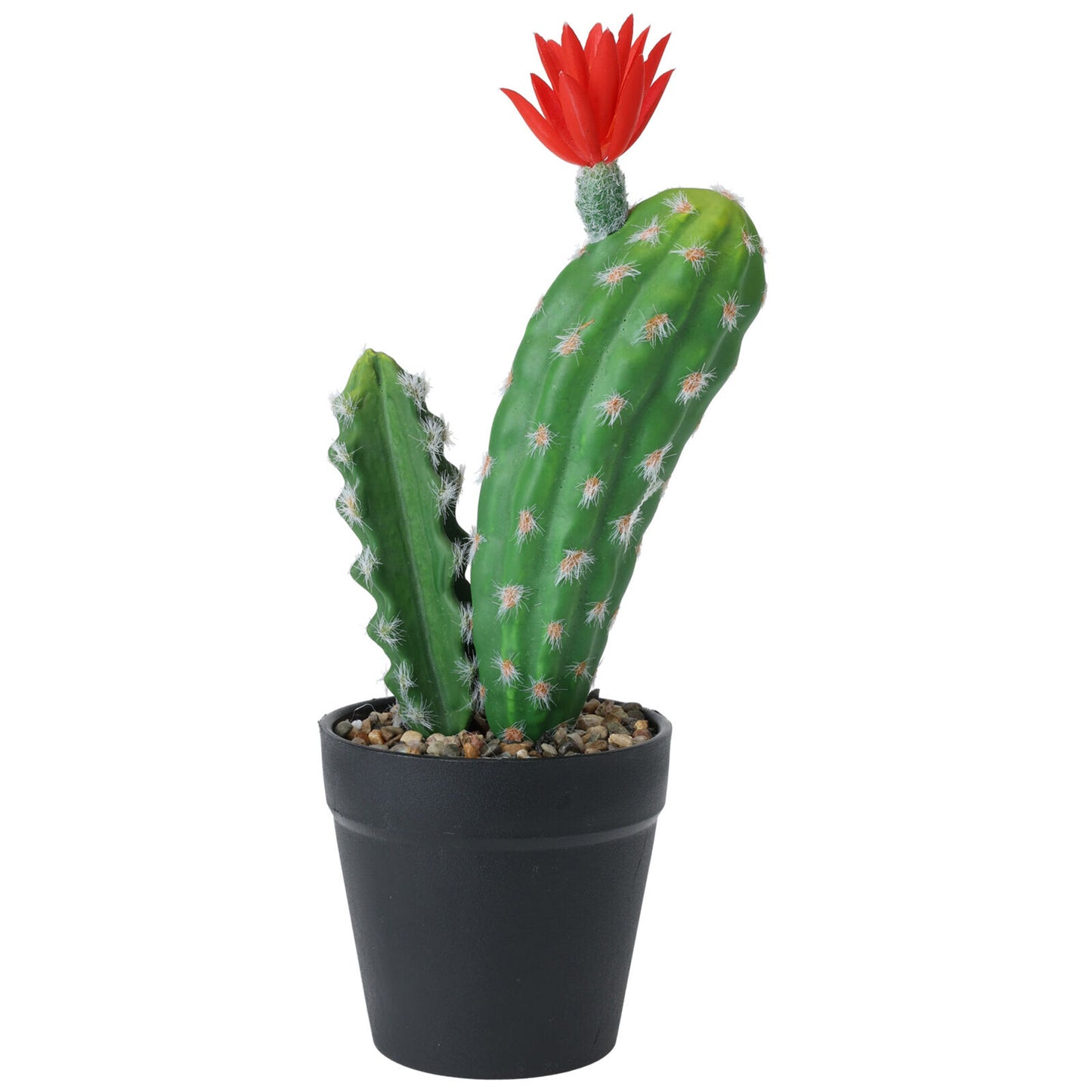 Artificial Cactus in Pot 25Cm Faux House Plant Fake Tropical Succulent Plants
