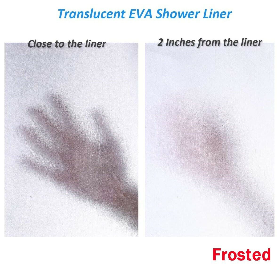 3D Design Modern PEVA Shower Curtain Bathroom Waterproof with Hooks 180Cmx180Cm