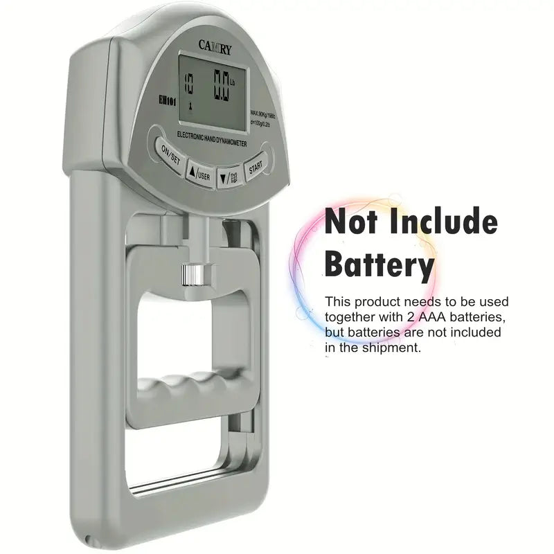 Camry Digital Hand Grip Strength Tester (198lb/90kg)