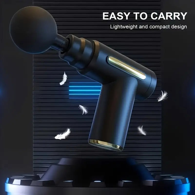 Ultra-Quiet Portable Handheld Massager – 6 Speeds, Rechargeable, Ergonomic Design